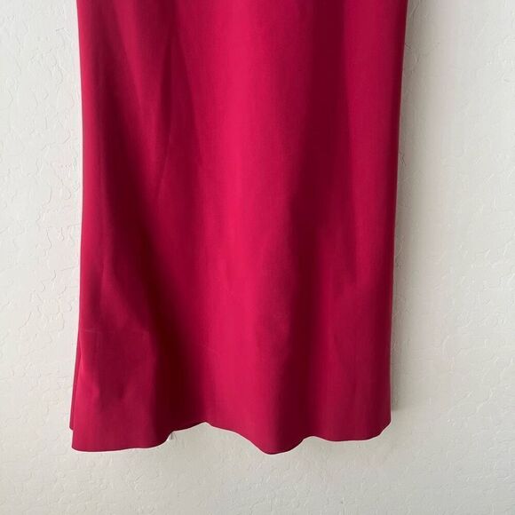 Chiara Boni Gown Alidora‎ Mesh Quarter Sleeve Maxi Dress Red Size 42 (6) - Picture 5 of 12